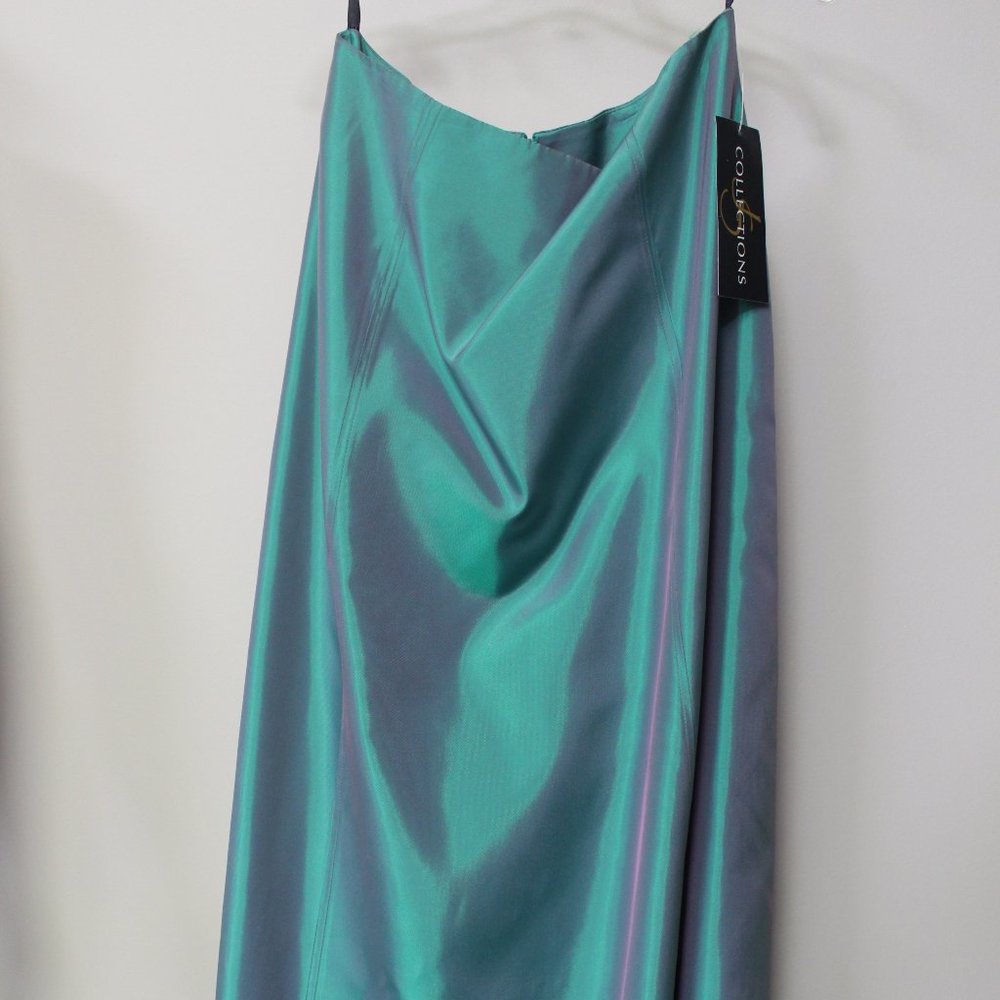 Vintage JS Collection | Teal Green - Magenta Skirt